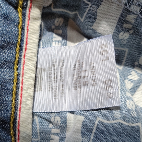 Men's 33x32 511 Skinny Levi Blue Jeans - Picture 3 of 3